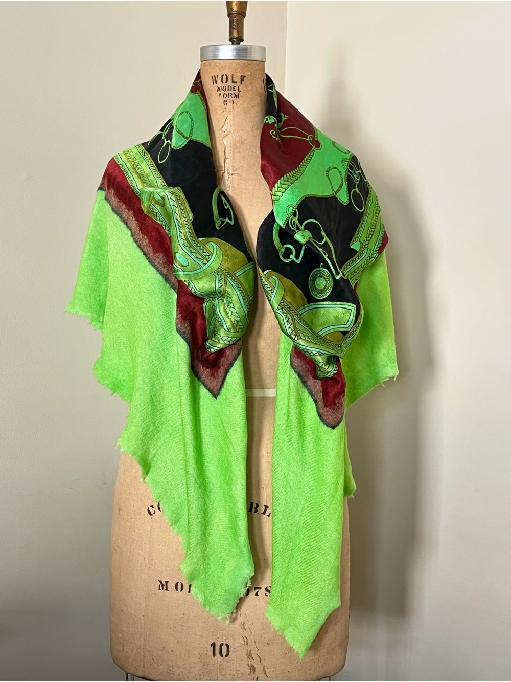 Avant Toi OOAK Cashmere Silk Scarf Shawl Wrap